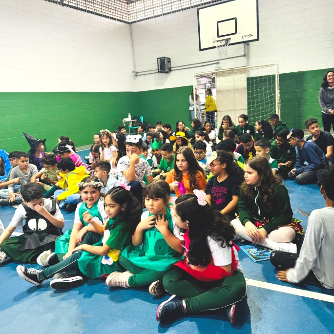 Sala de aula do Colégio Harmonia em São Mateus, São Paulo