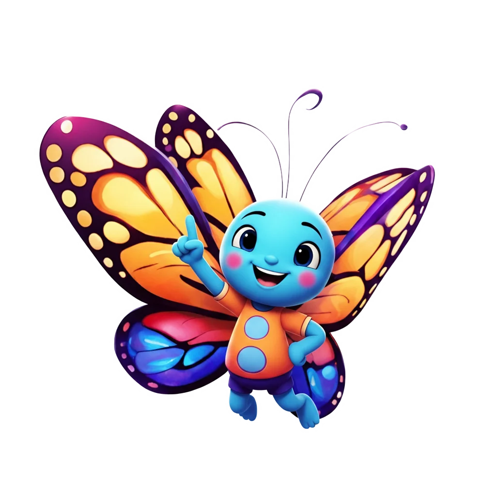 Personagem borboleta SEED