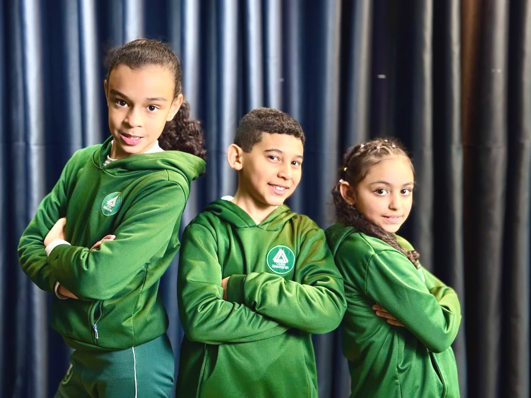 Alunos em atividade maker no Colégio Harmonia — São Mateus SP