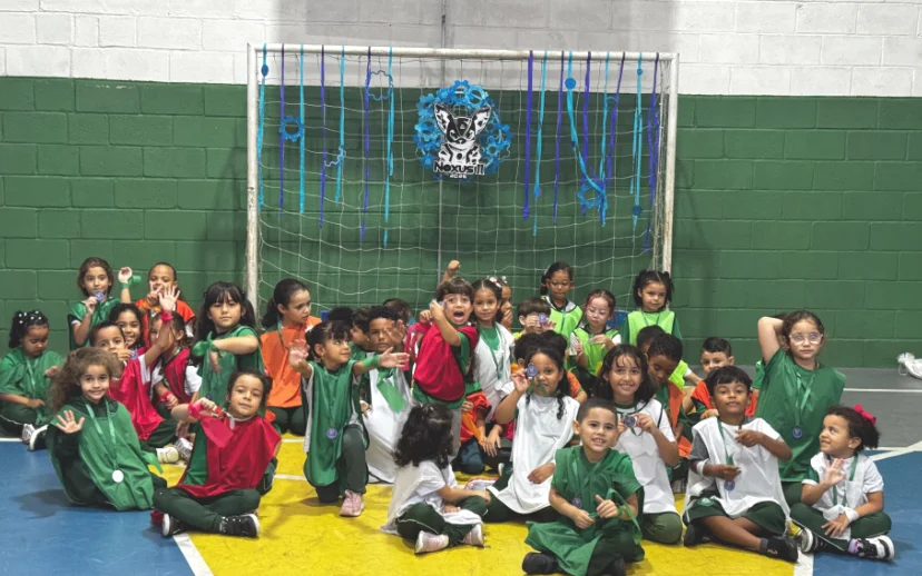 Atividade pedagógica com SAE Digital na Educação Infantil do Colégio Harmonia São Mateus