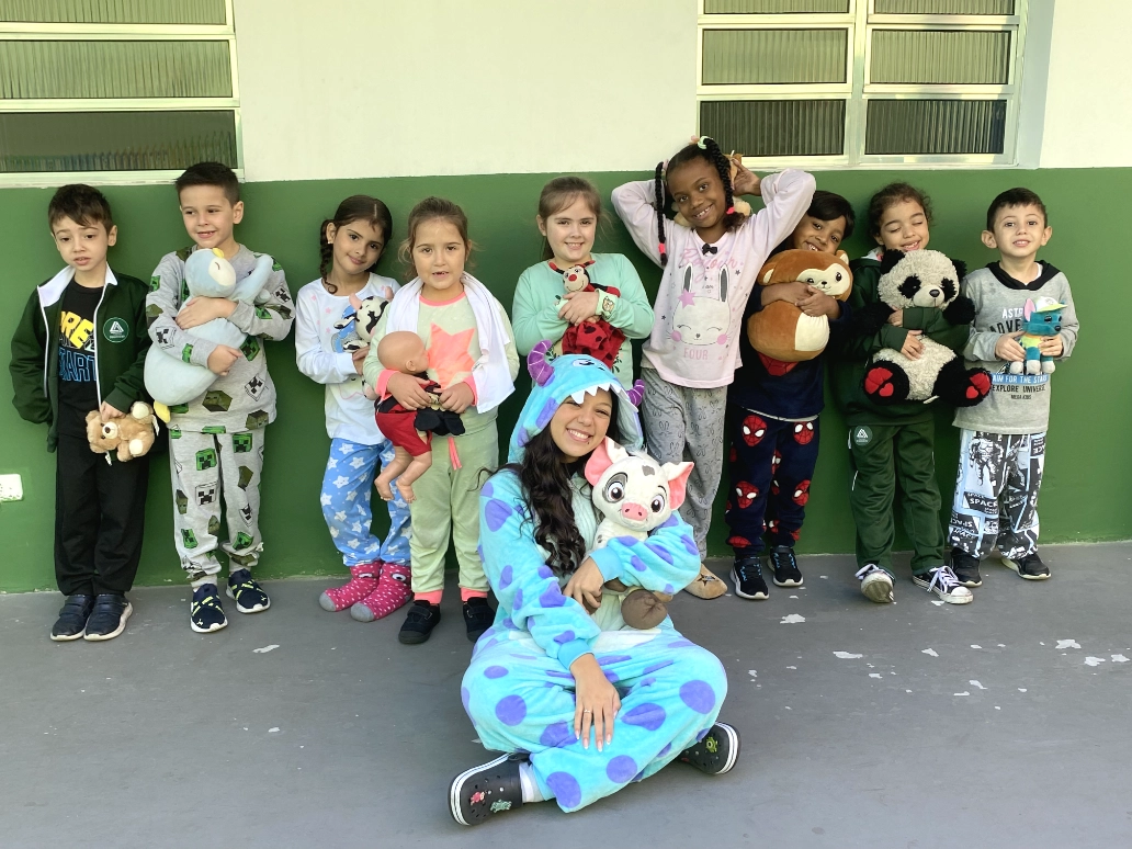 Festa do Pijama na pré-escola Colégio Harmonia — Educação Infantil São Mateus SP